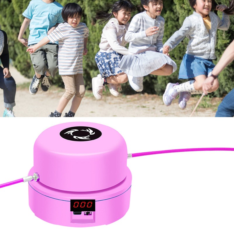 Jump Rope Machine Adjustable 1‑10 Speed Level Wireless Remote Control