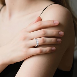 JERWLI Miscarriage Ring 925 Sterling Sliver Mommy of An Angel Rings Miscarriage Memorial Jewelry Gifts for Mothers Women (8)