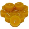 Bienenzauber 24 Beeswax Tealights Made from Pure Beeswax, Handmade Directly