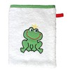 Smithy Set of 2 Face Cloths Baby Frog 100% Cotton