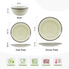Melamine Dinnerware Set for 4, 12Pcs Dinnerware Sets, Lightweight Plates