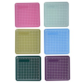 KONTONTY 6Pcs Mini Cutting Mats Engraving Art Plates Durable Table Protection for DIY Crafts for Students and Hobbyists Versatile Use Cutting and Sewing