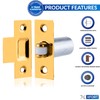 XFORT® Adjustable Roller Catch, Polished Brass Roller Ball Door Latch,