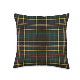 Scottish Clan MacMillan Hunting Tartan Family Plaid Throw Pillow