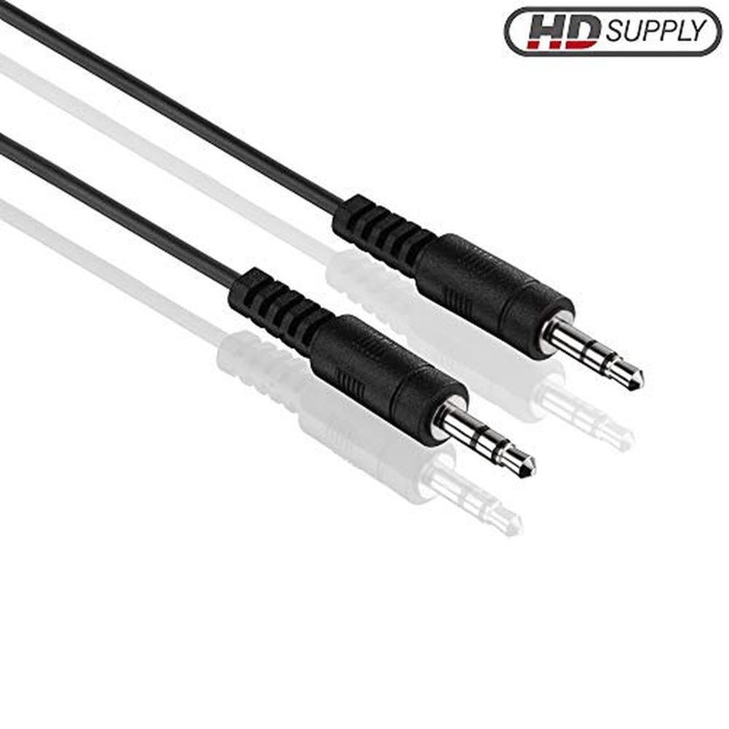 HDSupply AC010-025 Audio Stereo Connection Cable 3.5 mm Male to