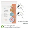 Display Buddie 2 Pack Adjustable Plate Hanger for Plates, Platters,
