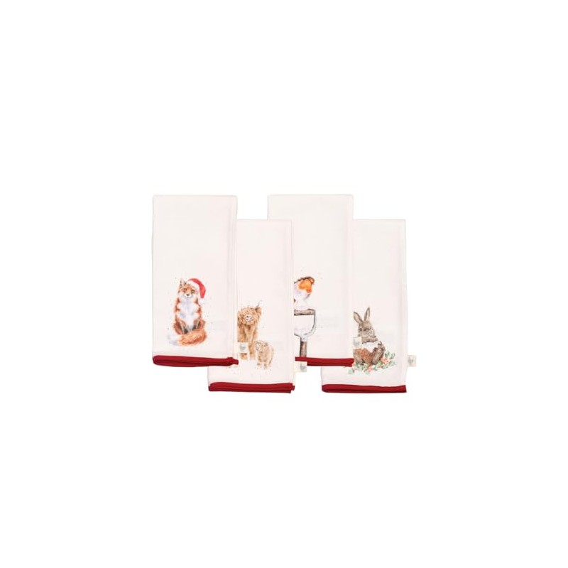 Wrendale Designs - Winter Wonderland' Christmas Animal Set of Four