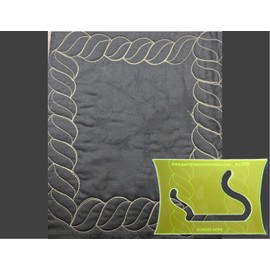 Parrs Border Rope Free Motion Quilting Ruler for Domestic Machines