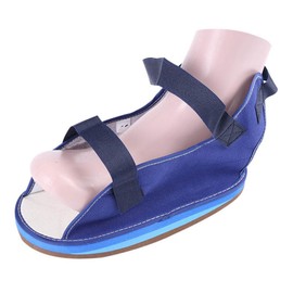 Minkissy Foot Protective Shoes for Broken Toes Durable Gypsum Walking Boot Cover for Men and Women Comfortable Ankle Support s Blue