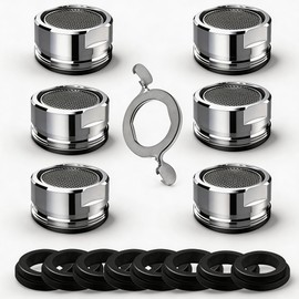 E-TING 6 Pack M24 Male Thread Faucet Aerator Kitchen Sink Replacement