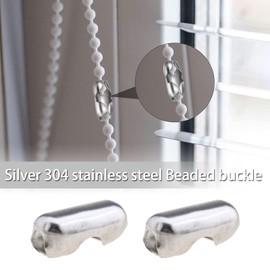 EMSea 40Pcs Ball Chain Cord Connectors Fit for Ball Chains 4.5mm/0.18inch Diameter Household Roller Blinds Roman Blinds Vertical Blinds