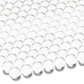 KampFit 1000 Pcs Clear Marbles for Vase Filler - 0.38 Inch Small Glass Marbles for Vase, Aquariums, Home Decoration, 2.9LB