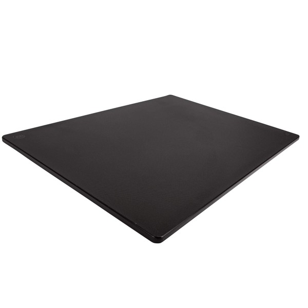 Thirteen Chefs Large Cutting Boards for Kitchen - 24" x 18" x .5" Professional HDPE Plastic Chopping Board for Carving, Dicing, Mashing and More - Commercial Grade & Dishwasher Safe, Black