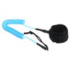 PATIKIL 7.9ft x 7.2mm Surfboard Leash, Coiled Leashes with Plug