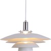 FCTWAKS Mid Century Modern Pendant Light, 15" Nordic Hanging Ceiling