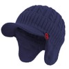 Janey&Rubbins Gorra de esquí con visera de punto para uso