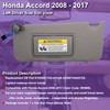 NHILES Left Driver Side Sun Visor Compatible with Honda Accord