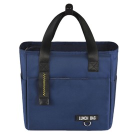 FAVORTALK Cool Bag Insulated Lunch Bags for Adults Portable Cooler Bags with Handle for Work Day Trip School Portable Lunch Organiser for Women Men Boys Girls - Large Cyan