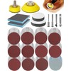 250PCS 2 Inch Sanding Discs for Drill Sander Attachment, 80
