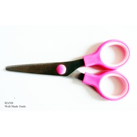 Kids Office Blunt Tip Neon Colour Scissors 5.2” – Set of 2