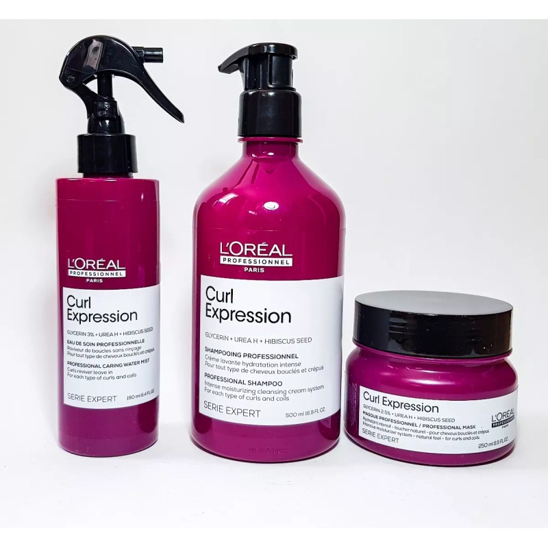 L'Oréal Professionnel Loreal Rizos Curl Expression Shampo Crema + Mascarilla