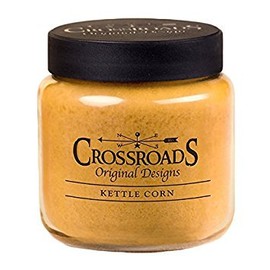 Crossroads Candle 16 Ounce Jar Candle - Kettle Corn