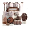 42 Pcs Brochas Maquillaje Profesional Esponjas Neceseres