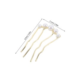 Healeved U Shaped Metal Hairpins for Women Prong Hair Styling Tool Durable and Beginner Friendly Bun Clips Secure Design for Effortless Updos for All Skill Levels