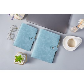 2026 Diary A5 Week to View Vertical, Monthly & Weekly Appointment Planner with Time, Tabs, Storage Pocket, Pen Loop, Contact, Notes, PU Leather Softcover Personal Organiser Refillable, Jan.26-Dec.26