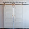 Sliding Door Handles Set Smoothing Surfaces Aluminum Alloy Closet Door