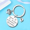 Nimteve New Grandma Gift Keychain Grandmother Announcement Gift First Time