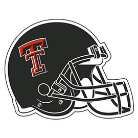 Craftique Texas Tech Decal (TT Helmet Decal (3''4''6''12''), 6 in)