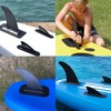 FGen 9 inch Surfboard Fins, Removable Universal Surfboard Board Fin,