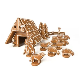 Tescoma Delícia Gingerbread Chalet Cookie Cutters Set