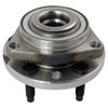 TRQ Front Rear Wheel Hub Bearings Assembly Set Compatible with