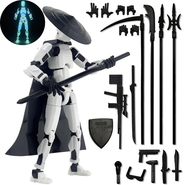 PkghoKids Already Assembled T13 Action Figure Accessories,Dummy 13 T13 Multi-Jointed
