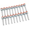 20PCS Air Conditioning Hose Barb Fitting Straight Aluminum High Strength