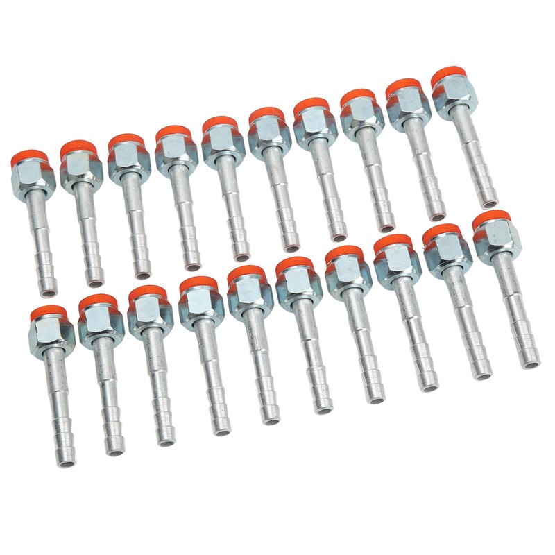 20PCS Air Conditioning Hose Barb Fitting Straight Aluminum High Strength