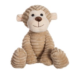 Apricot Lamb Toys Plush Corduroy Monkey Stuffed Animal Soft Cuddly Perfect for Child (Corduroy Monkey 8.5 Inches)