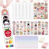 Dazoratix Back to School Acrylic Bookmarks - 60 Pcs Cute
