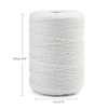 G2PLUS White String, 2MM 656 Feet White Cotton String, Cotton