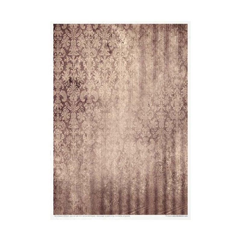 ITD Collection -Scrapbooking Package A4 Accessories Decoupage Set Scrapbook Paper