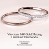 SZJCLTD 2 Pack 14K Gold Plated Stackable Rings Compatible with