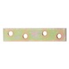 Connecting Plate Narrow Large Pack Yellow-Galvanised 80 x 15 mm