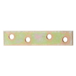 Connecting Plate Narrow Large Pack Yellow-Galvanised 80 x 15 mm / 8 STK.