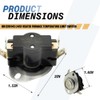 HH12HV145 L145F Heater Furnace Temperature Limit Switch Thermodisc 64TX11 Compatible