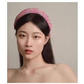 ZYALTFDC Donut Candy Hairbands Sprinkle Headband for Women's Hair Accessories Candy Headband Head Band Donut Headband Adult Cute Sweet Hair Bands