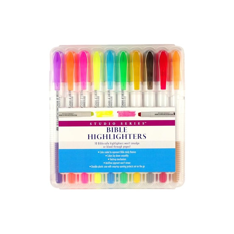 Peter Pauper Press Bible Gel Highlighters (10-piece Set)