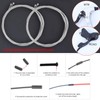 CTRICALVER Bike Shift Derailleur Cable and Housing Kit - Universal
