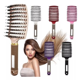 Universo en Linea Cepillo Doble Peine Para Desenredar Cabello Masaje Capilar